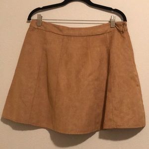 BCBGeneration faux suede skirt